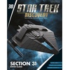 image:imageStar Trek The Official Discovery Starships Collection  Section 31 Ship with Magazine Issue 28 by Eaglemoss Hero Collector